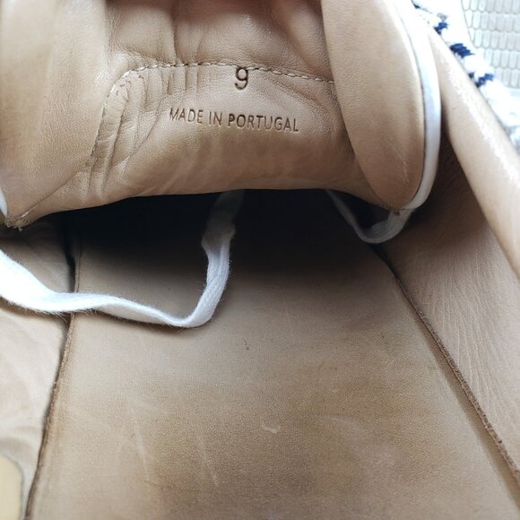 Taft Classic Striped Sneaker Mens 9 Multicolor Lace Up Casual Shoe Portugal - Picture 13 of 14